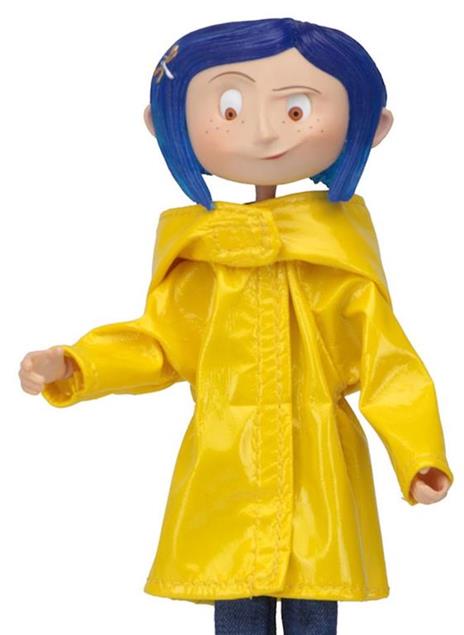 "Coraline Bendy Fashion Doll 7"" Rain Coat 18 Cm Nuova"