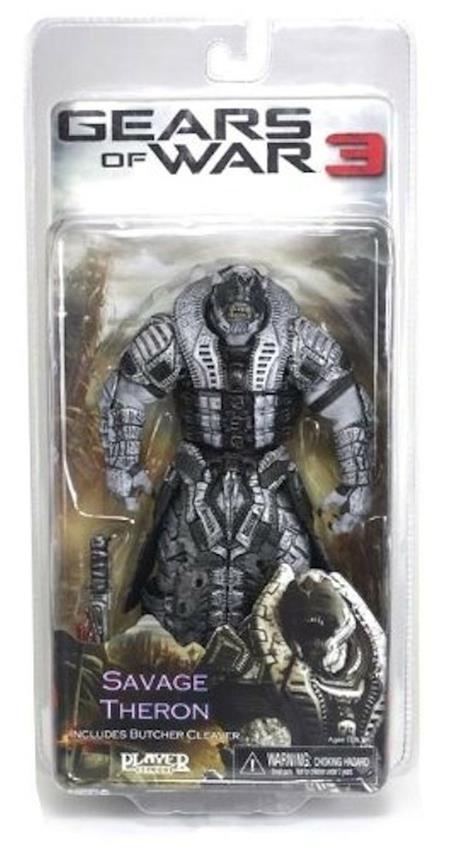 Gears Of War 3 Serie 3 Savage Theron Full Mask Figure - 5
