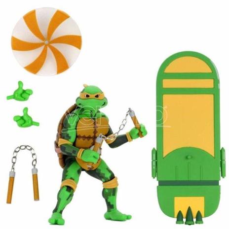 Neca Tartarughe Ninja Turtles In Time S.2 Set (4) Af Action Figure