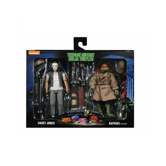 Action Figure 2-Pack Casey Jones & Raphael in Disguise 18 cm Teenage Mutant Ninja Turtles -Tartarughe Ninja Neca - 3