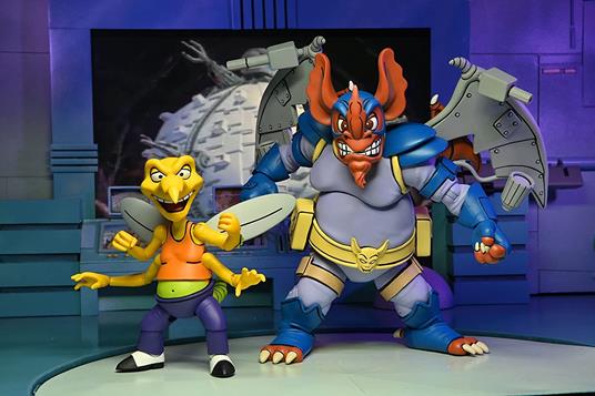 Tartarughe Ninja 1987 Action Figura 2-pack Wingnut & Screwloose 18 Cm Neca - 2