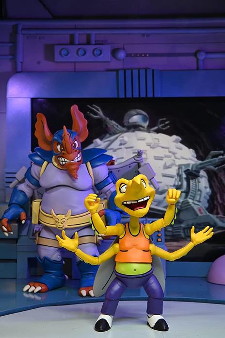 Tartarughe Ninja 1987 Action Figura 2-pack Wingnut & Screwloose 18 Cm Neca - 4