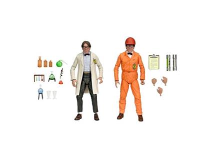 Tartarughe Ninja Ii: The Secret Of The Ooze Action Figura 2-pack Lab Mantello Professor Perry E Hazmat Suit Professor Perry 18 C