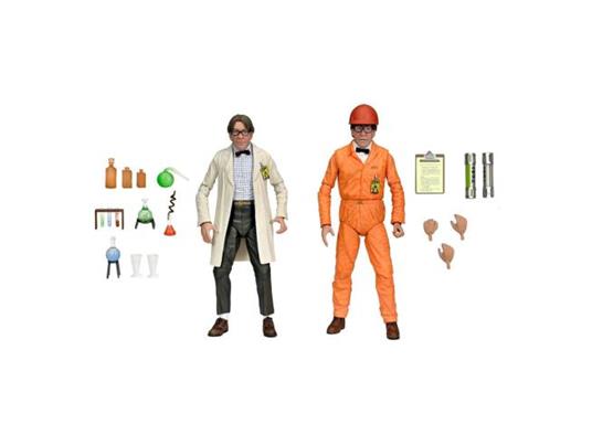 Tartarughe Ninja Ii: The Secret Of The Ooze Action Figura 2-pack Lab Mantello Professor Perry E Hazmat Suit Professor Perry 18 C
