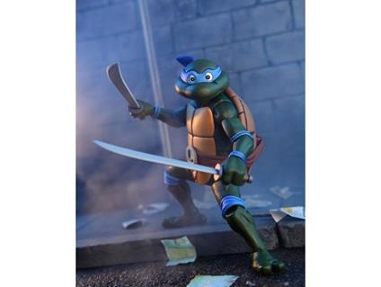 Tartarughe Ninja (cartoon) Action Figura Ultimate Leonardo Vhs 18 Cm Neca