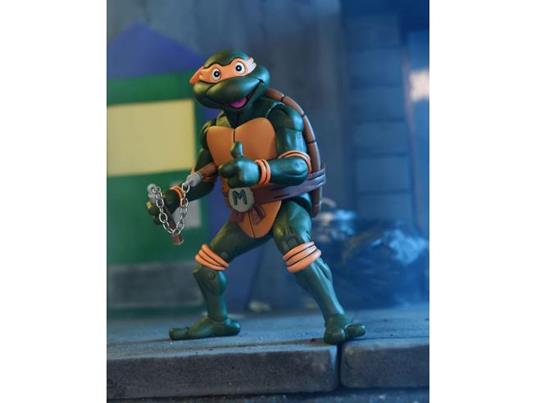 Tartarughe Ninja (cartoon) Action Figura Ultimate Michelangelo Vhs 18 Cm Neca