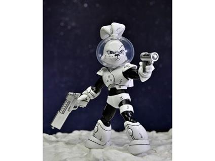 Usagi Yojimbo Action Figura Space Usagi Yojimbo Black & White Figura 18 Cm Neca