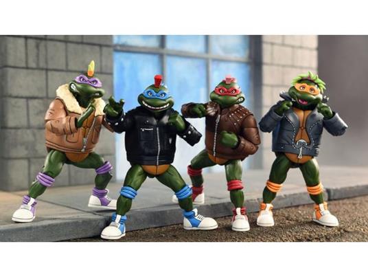 Tartarughe Ninja (cartoon) Action Figures 4-pack Punk Turtles 18 Cm Neca