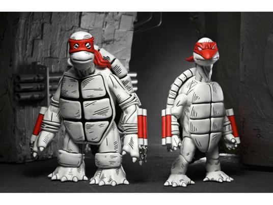 Tartarughe Ninja Mirage B&w First Turtles 2pack Af Action Figura Neca
