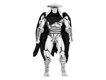 Tartarughe Ninja Action Figura Foot Assassin Black E White 18 Cm Neca