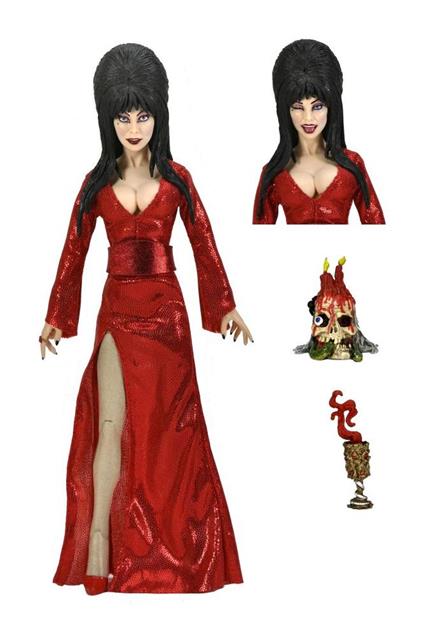 Elvira, Mistress Of The Dark Red, Fright, And Boo (Clothed)