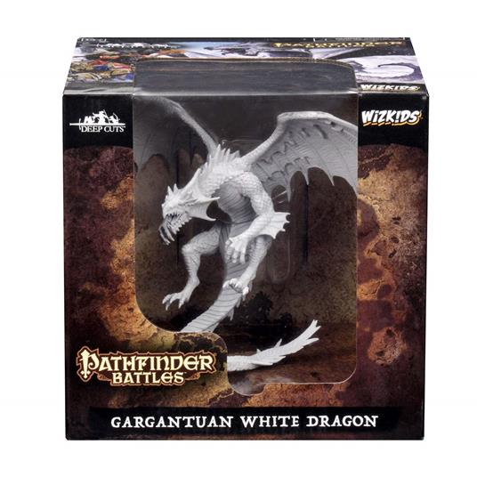 Pathfinder: Deep Cuts Miniatures - Gargantuan White Dragon