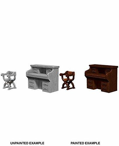 Pathfinder. Deep Cuts Miniatures. Desk & Chair
