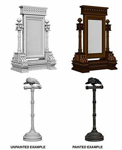 Pathfinder. Deep Cuts Miniatures. Mirror & Bird on Stand