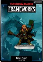 Dungeons & Dragons Frameworks Miniature Model Kit Dwarf Cleric Female