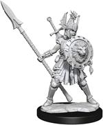 Dungeons & Dragons Frameworks Miniature Model Kit Human Fighter Female