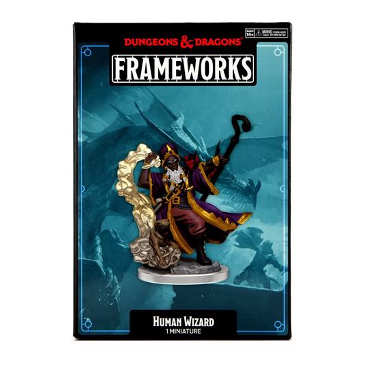 Dungeons & Dragons Frameworks Miniature Model Kit Human Wizard Male