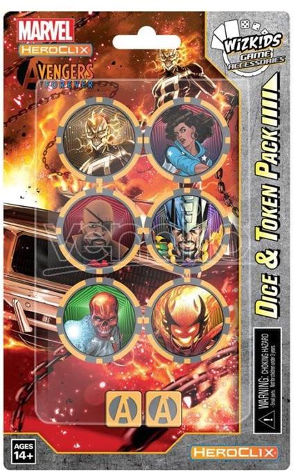 Marvel Heroclix: Avengers Forever Dice E Token Pack Ghost Rider Wizkids