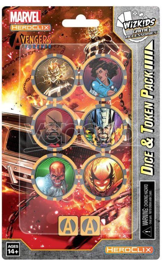 Marvel Heroclix: Avengers Forever Dice E Token Pack Ghost Rider Wizkids