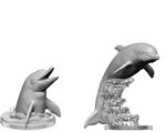 Wizbambino Deep Cuts Unpainted Miniature Dolphins Case (6) Wizbambino