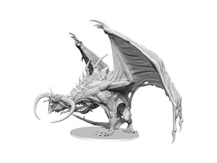 Pathfinder Deep Cuts Unpainted Boxed Miniature Diabolic Dragon Wizbambino