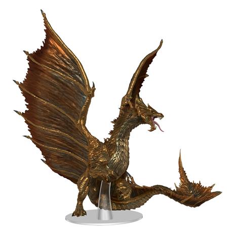 Wizkids - D&D Icons of the Realms - Statue Adult Brass Dragon 30 cm - 2