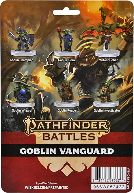 Pathfinder Battles Pre-painted Miniatures Goblin Vanguard Wizkids - 3