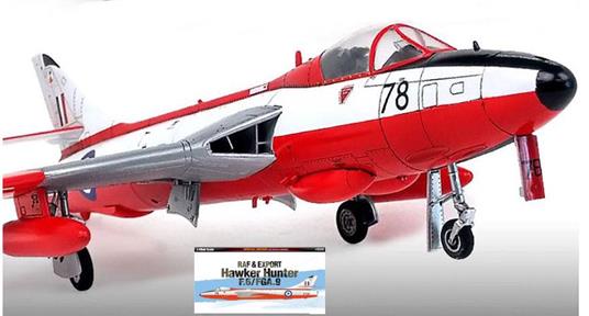 Hawker Hunter F.6/Fga.9 Aircraft Plastic Kit 1:48 Model Acd12312