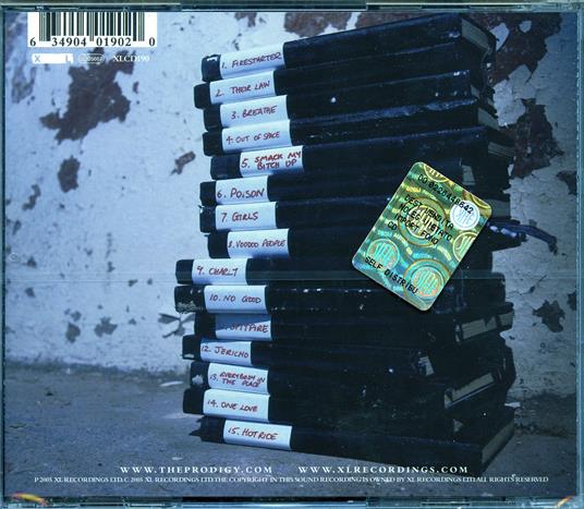 Their Law. The Singles 1990-2005 - CD Audio di Prodigy - 2