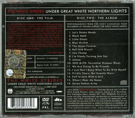 Under Great White Northern Light - CD Audio + DVD di White Stripes - 2
