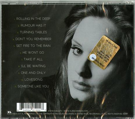 21 - CD Audio di Adele - 2