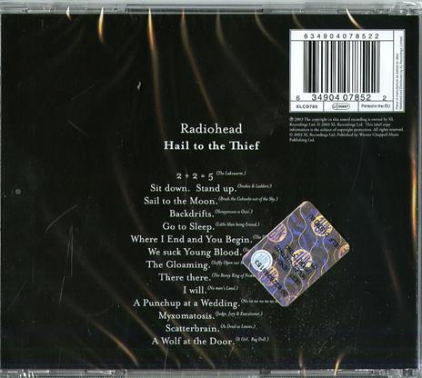 Hail to the Thief - CD Audio di Radiohead - 2