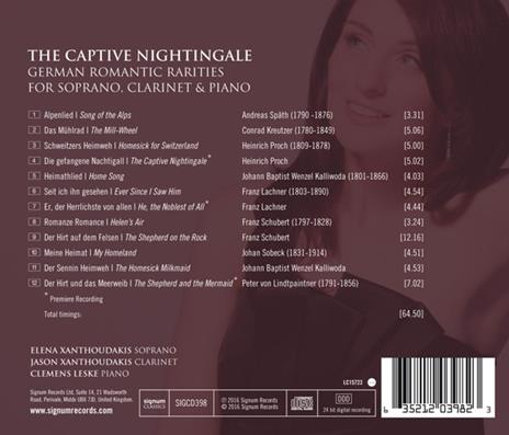 Captive Nightingale - CD Audio di Elena Xanthoudakis - 2