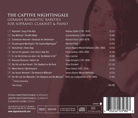 Captive Nightingale - CD Audio di Elena Xanthoudakis - 2