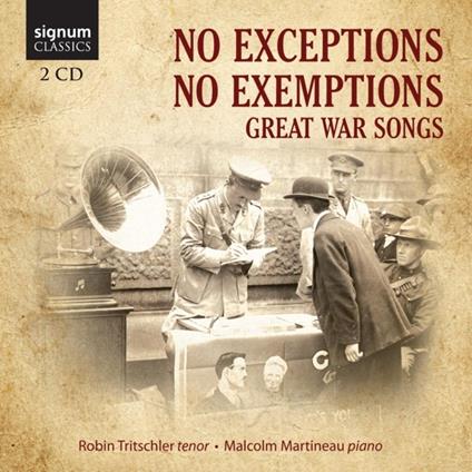 No Exceptions No Exemptions - CD Audio di Robin Tritschler