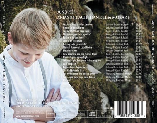 Aksel! Arias By Bach, Handel & Mozart - CD Audio di Aksel Rykkvin - 2