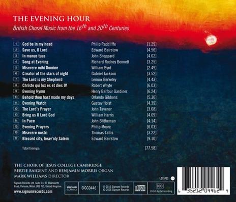 Evening Hour - CD Audio di Choir Of Jesus College Cambridge - 2