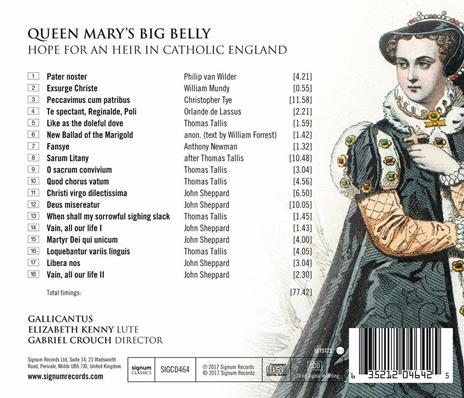 Queen Mary's Big Belly - CD Audio di Gallicantus - 3
