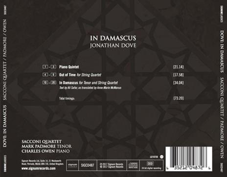 In Damascus - CD Audio di J. Dove - 2
