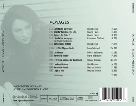 Voyages - CD Audio di Mary Bevan - 2