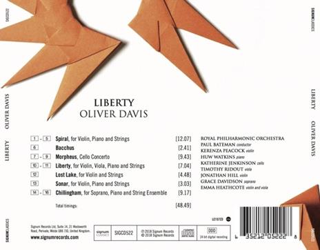 Liberty - CD Audio di Oliver Davis - 2
