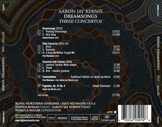 Dreamsongs-Three Concertos - CD Audio di A.J. Kernis - 2