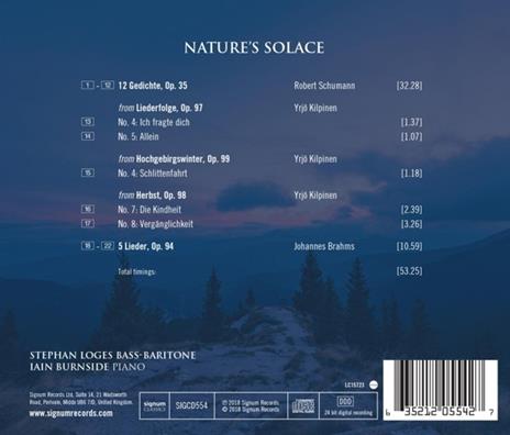 Nature'S Solace - CD Audio di Stephan Loges - 2