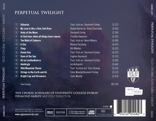 Perpetual Twilight - CD Audio di Ucd Choral Scholars - 2