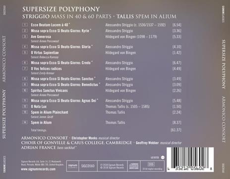 Supersize Polyphony - CD Audio di Armonico Consort - 2
