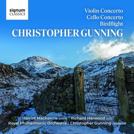 C.Gunning . Violin Concerto, Cello Concerto & Birdflight - CD Audio di Mackenzie-Harwood-Royal Philharmonic Orchestra-Gunning