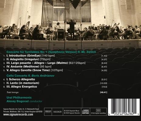 Gabriel Prokofiev. Concerto For Turntables No.1-Cello Concerto - CD Audio di Mr. Switch-Boris Andrianov-Ural Philharmonic Orchestra - 2