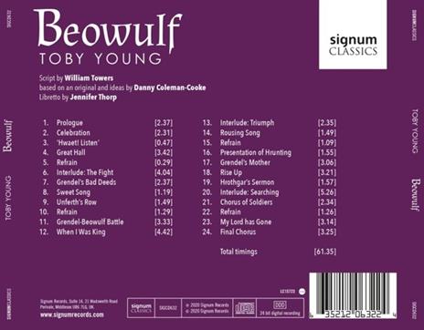 Beowulf - CD Audio di Toby Young - 2