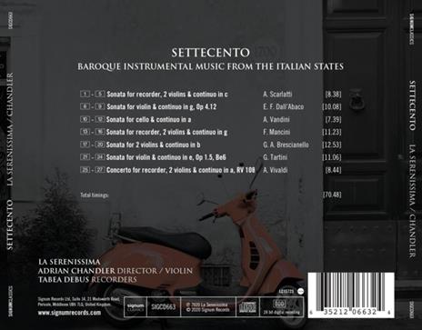 Settecento. Baroque Instrumental Music From The Italian States - CD Audio di La Serenissima - 2
