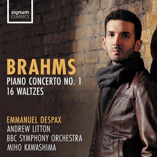 Piano Concerto No. 1, 16 Waltzes - CD Audio di Johannes Brahms,Emmanuel Despax